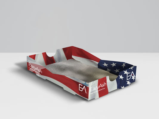 EazyAsh™ Portable AshTray (Pack of 10) - Patriot